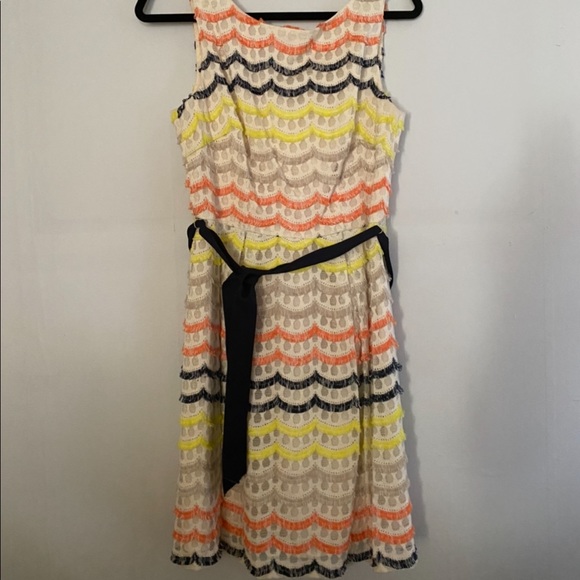 Trina Turk Striped Dress Size 8 - Picture 1 of 6